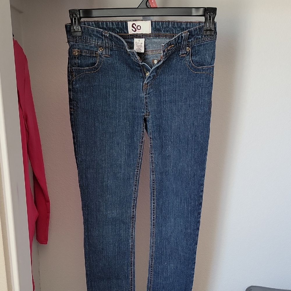 SO Women's Classic Blue Skinny Jeans